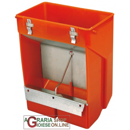 NOVITAL MANGIATOIA IN PLASTICA PER CONIGLI A TRAMOGGIA