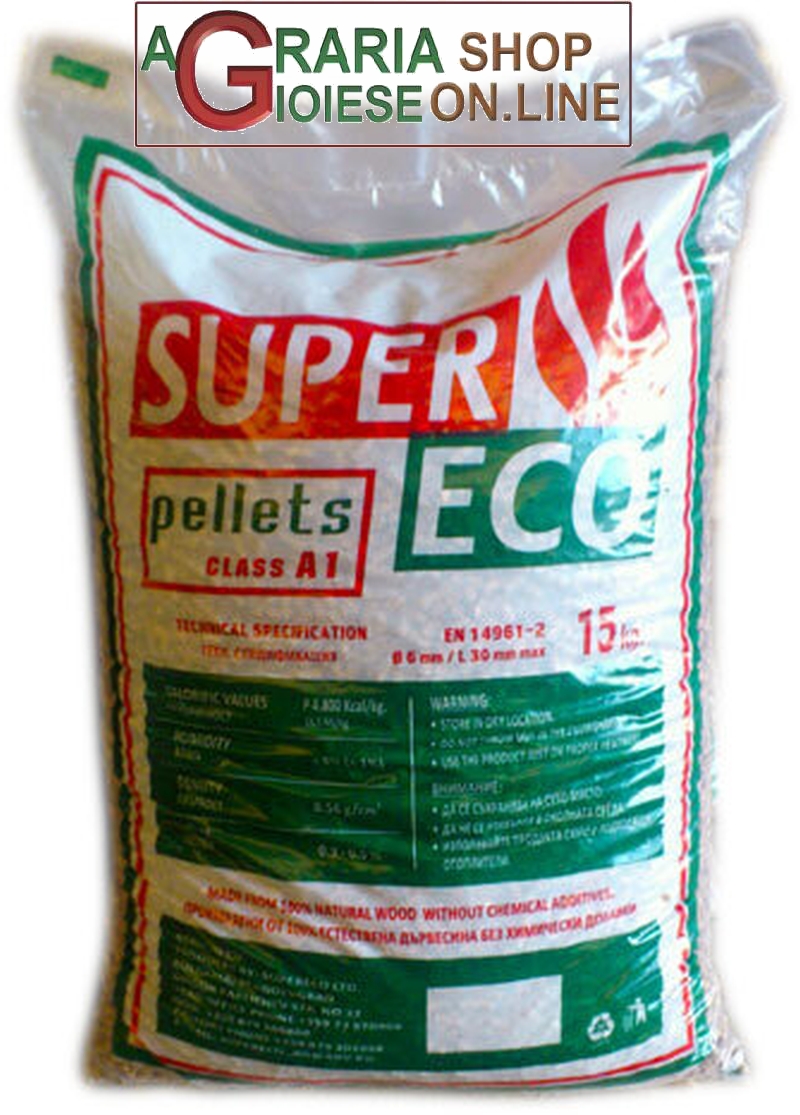 Acquista Pellet per stufe super Eco classe A1 kg.