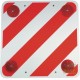 CARTELLI IN PLASTICA PER CARICHI SPORGENTI CM 50X50