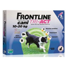 FRONTLINE PESTICIDE FLEAS TICKS TRI-ACT 10 - 20 KG.