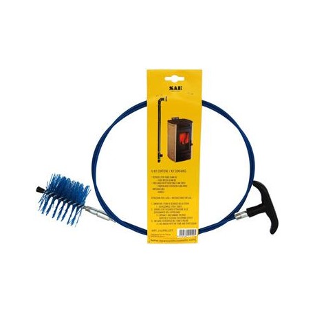KIT DI PULIZIA DI TUBI DI STUFE A PELLET SCOVOLO
